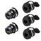 PENGLIN 5PCS RJ45 Panel Mount ConnectorDouble Head CAT65e 5 Ethernet LAN Cable Connector Adapter Female to Female with WaterproofDust Cap