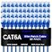 Rapink Patch Cables Cat6a 05ft 50 Pack Slim Cat6a Ethernet Patch Cable 10G Support Snagless Cat 6 Patch Cable for Patch Panel to Switch Flexiable Cat 6a Ethernet Cable with Gold Plated