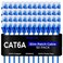 Rapink Patch Cables Cat6a 05ft 50 Pack Slim Cat6a Ethernet Patch Cable 10G Support Snagless Cat 6 Patch Cable for Patch Panel to Switch Flexiable Cat 6a Ethernet Cable with Gold Plated