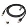 AConnect M12XCodeRJ45IndustrialShieldedEthernet Cable for Cognex Industrial Camera M12 8Pin XCode Male to RJ45 Cat6a Flexible 66Ft2M