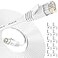 Folishine Ethernet Cable 25 ft Cat 6eCat6 Ethernet Cable High Speed with Network Patch Cords LAN Cable Clips with Rj45 Connector for Router Modem Faster Than Cat 5eCat 5White