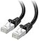 Cable Matters 10Gbps Snagless Shielded Cat 6A Ethernet Cable 20ft Cat 6A Cable Cat6A Cord Ethernet Cord Black