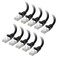 Cable Matters 10Gbps 10Pack Snagless Shielded Cat 6A Ethernet Cable 10ft Cat 6A Cable Cat6A Cord Ethernet Cord Black