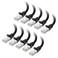 Cable Matters 10Gbps 10Pack Snagless Shielded Cat 6A Ethernet Cable 10ft Cat 6A Cable Cat6A Cord Ethernet Cord Black