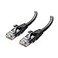 Cable Matters 10Gbps Snagless Cat 6 Ethernet Cable 4ft Cat 6 Cable Cat6 Cord Ethernet Cord Black