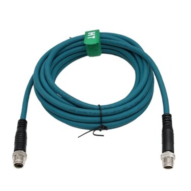 HangTon M12 8 Pole XCoded to 8 Pole XCoding Ethernet Cable for Keycencce IV3 SR5000 Datalogic Matrix 220 320 Cognex Vision Sensor Camera Reader High Speed 5m