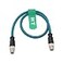 HangTon Ethernet Cat7e Cable for Cognex Industrial Sensor Camera M12 8 Pin XCoded to 8 Position XCoding 1M