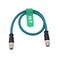 HangTon Ethernet Cat7e Cable for Cognex Industrial Sensor Camera M12 8 Pin XCoded to 8 Position XCoding 1M