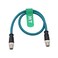 HangTon Ethernet Cat7e Cable for Cognex Industrial Sensor Camera M12 8 Pin XCoded to 8 Position XCoding 1M