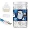 Everest Media Solutions RJ45 Cat66a Pass Through Connectors for a Thick 23 AWG Large Diameter UTP Network Cable 200 Pcs Insert Guides Included