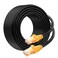 Cable Matters 10Gbps Pure Copper 24 AWG Cat 6A Ethernet Cable 100ft DirectBurial Rated Waterproof and Weatherproof Outdoor Ethernet Cable with 500 MHz Bandwidth Long Cat6a PoE Cord
