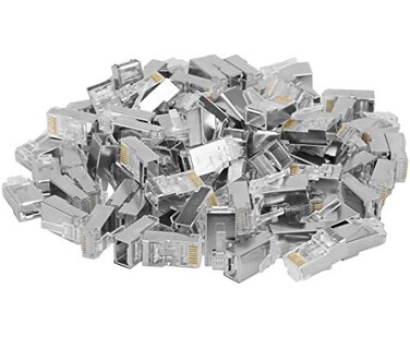 UbiGear 1000 Pcs RJ45 CAT6 8P8C Modular Network Cable LAN ConnectorPlugEnd CAT61000Pcs