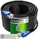 Conable Cat6 Outdoor Ethernet Cable 150ft Heavy Duty Double Jackets Internet Cord Waterproof Direct Burial from 25FT to 500 FT Support PoE Cat6 Cat5e Cat5 Network Cat 6 RJ45 Patch Cable with 25 Ties
