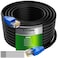 Conable Cat6 Outdoor Ethernet Cable 150ft Heavy Duty Double Jackets Internet Cord Waterproof Direct Burial from 25FT to 500 FT Support PoE Cat6 Cat5e Cat5 Network Cat 6 RJ45 Patch Cable with 25 Ties