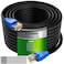 Conable Cat6 Outdoor Ethernet Cable 150ft Heavy Duty Double Jackets Internet Cord Waterproof Direct Burial from 25FT to 500 FT Support PoE Cat6 Cat5e Cat5 Network Cat 6 RJ45 Patch Cable with 25 Ties