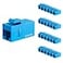 iwillink RJ45 Cat6 Keystone Coupler 25Pack Female to Female Cat6 Keystone Jack UTP Keystone Coupler InsertKeystone Jack Ethernet Coupler Blue