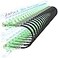 Sokqovt Cat6a Slim 05ft 24 Pack Ethernet Patch Cable 10G 550MHZ 28AWG Pure Copper Black
