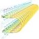 Sokqovt Cat6a Patch Cables Slim 05ft 24 Pack Flexible Cat6 Ethernet Cable 10G 550MHZ 28AWG Pure Copper Cat6 for Network Cabinet Yellow