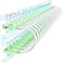 Sokqovt Cat6a Patch Cables Slim 1ft 24 Pack Flexible Cat6 Ethernet Cable 10G 550MHZ 28AWG Pure Copper Cat6 for Network Cabinet White