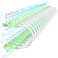 Sokqovt Cat6a Patch Cables Slim 1ft 24 Pack Flexible Cat6 Ethernet Cable 10G 550MHZ 28AWG Pure Copper Cat6 for Network Cabinet White