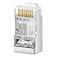 JODROAD Shielded RJ45 Cat5e Cat6 Pass Through Connectors 3 Prong 8P8C Gold Plated Modular Data Plug for Network Cable 50Pack