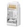 JODROAD Shielded RJ45 Cat5e Cat6 Pass Through Connectors 3 Prong 8P8C Gold Plated Modular Data Plug for Network Cable 50Pack