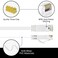 Elecan Cat 6 Flat Ethernet Cable 06 Ft5 Pack High Speed Slim Short Patch Cables Internet Cables 30 AWG Pure Copper 10Gbps 500MHzThin Flexible for POE Cat6 Cat 5e Cat 5 Network Cable CordWhite