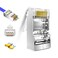 EZYUMM 20Pack Pass Through Cat6 Shielded RJ45 Connectors Gold Plated Cat6a RJ45 Connector Premium Cat6a Connector for Solid or Stranded FTPSTP Ethernet Cable