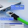 Lonlonty M12 XCoded 8 Pin to RJ45 Cable Cat6A Industrial Ethernet Shielded Cable for Cognex and Automation Application SFTP 24AWG 1M