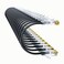 10Gsupxsel Cat6a Patch Cables 2ft 24 Pack Slim Cat6 Ethernet Patch Cable Pure Copper Flexible Cat 6 Patch Cable 550MHZ 10G SpaceSaving Cat 6A Network Cables for Patch Panel Black
