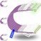 Rapink Patch Cables Cat6 Cat6a 05ft 24 Pack Slim Cat6a Ethernet Patch Cable 10G Support Snagless Cat 6 Patch Cable for Patch Panel to Switch Flexiable Cat6 Ethernet Cable Purple