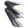 10Gsupxsel Cat6a Patch Cables 05ft 48 Pack Slim Cat6 Ethernet Patch Cable Pure Copper Flexible Cat 6 Patch Cable 550MHZ 10G SpaceSaving Cat 6A Network Cables for Patch Panel Black