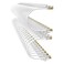 10Gsupxsel Cat6a Patch Cables 05ft 48 Pack Slim Cat6 Ethernet Patch Cable Pure Copper Flexible Cat 6 Patch Cable 550MHZ 10G SpaceSaving Cat 6A Network Cables for Patch Panel White