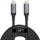 Vebner 10Foot USB4 Cable Compatible with Thunderbolt 3 Thunderbolt 4 and USBC Supports 8K HD Display 20gbps Data Transfer 240W Charging