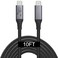 Vebner 10Foot USB4 Cable Compatible with Thunderbolt 3 Thunderbolt 4 and USBC Supports 8K HD Display 20gbps Data Transfer 240W Charging