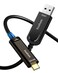 huaham USB A to USB C Fiber Optic Cable 50 FT 10Gbps USB 32 Gen2 Active Cable with Germany SiliconLine Chip Ultra Slim Long Distance for Logitech 4K CameraVRARVideo Conference