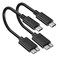 Besgoods Short Micro B to USB C Cable 8 inch External Hard Drive Cord USB 31 Gen1 Fast Data Transfer 5Gbps Camera Replacement Cable Compatible for Seagate Toshiba WD LaCie Portable HDD 2Pack