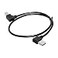cablecc HDMIHOME Right Angled USB 20 A Male B Male Printer Scanner 90 Degree Cable 50cm