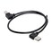 cablecc HDMIHOME Right Angled USB 20 A Male B Male Printer Scanner 90 Degree Cable 50cm