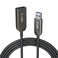 Kxable USB 30 Active Fiber Optical 75 Feet Extension Cable High Speed 5Gbps Data Transfer Supports USB 30 20 Compatible with Webcam USB Hub VR Hard Drive Printer