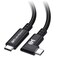 Cable Matters 20Gbps Right Angle USB 4 Cable 98ft Supports Up to 8K30Hz 4K120Hz Video 240W Charging 20Gbps Data Transfer Compatible with Thunderbolt 4 Cable MacBook Pro XPS Surface Pro