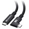 Cable Matters 20Gbps Right Angle USB 4 Cable 98ft Supports Up to 8K30Hz 4K120Hz Video 240W Charging 20Gbps Data Transfer Compatible with Thunderbolt 4 Cable MacBook Pro XPS Surface Pro