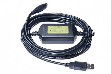 Washinglee FXUSBAW USB Programming Cable for Mitsubishi PLC FX3UC FX3G FX3U 3SA Series 10 FT