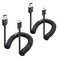 Cable Matters 2Pack Coiled Micro USB Cable Coiled Micro USB to USB20 24 Feet