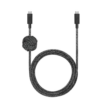 Native Union Anchor Cable 240W 10ft Reinforced Braided USBC to USBC Power Delivery 31 Charging Cable with Weighted Knot for iPhone 17 Pro Max17e MacBook Pro 1416 M5 Air M5 Neo Cosmos