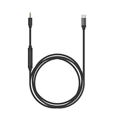 Koss Utility Cord USBC Cable Works Utility Series System inLine Microphone and Remote Builtin 24bit96kHz DAC Black
