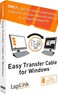LAPLINK Easy Transfer Cable for Windows Includes PCmover Express Software and USB 30 PC to PC Cable Single Use License Transfers Files Settings and User Profiles Compatible with Windows 11