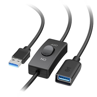 Cable Matters 5Gbps USB 30 Extension Cable with On Off Switch with Data 6 ft Support Both Data and Power USB 30 On Off Switch