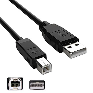 Inovat Replacement 10FT USB PC Data Transfer Host Cable Cord Printer Cable for HP DESKJET 1000 1010 1510E 2510 2512 2540 3000 3510 3520