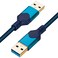 ROFICORD USB 30 Male to Male Cable USB A to USB A High Speed Data Cord Compatible with Hard Disk DriveLaptop CoolerSettop BoxDVD PlayerTVCamera and More 2 FT Blue